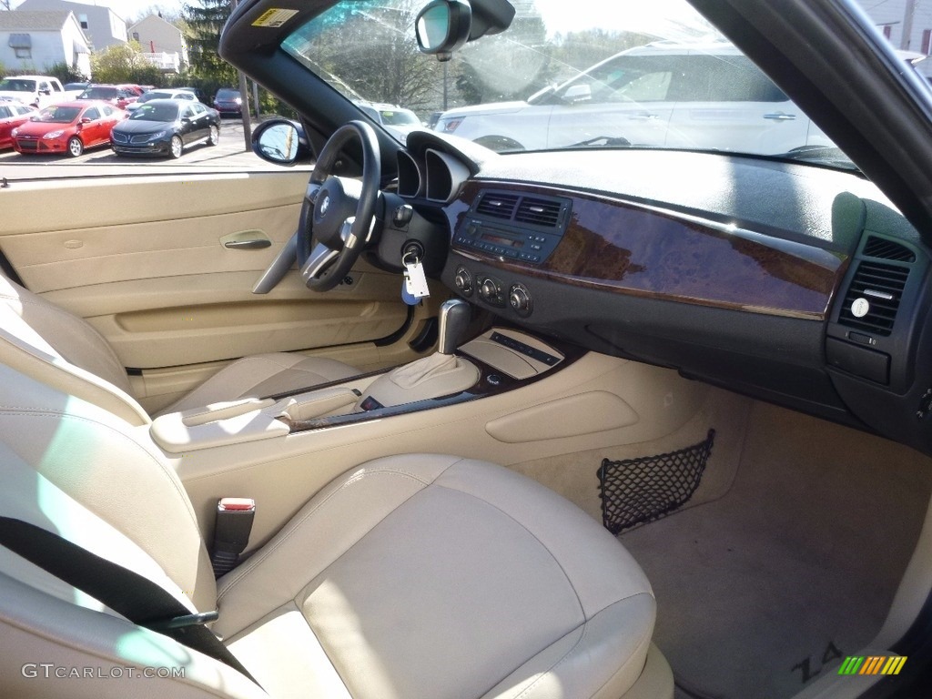 2007 Z4 3.0i Roadster - Monaco Blue Metallic / Beige photo #5