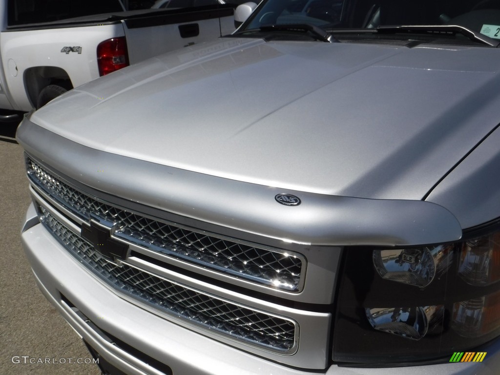 2012 Silverado 1500 LTZ Extended Cab 4x4 - Silver Ice Metallic / Ebony photo #8