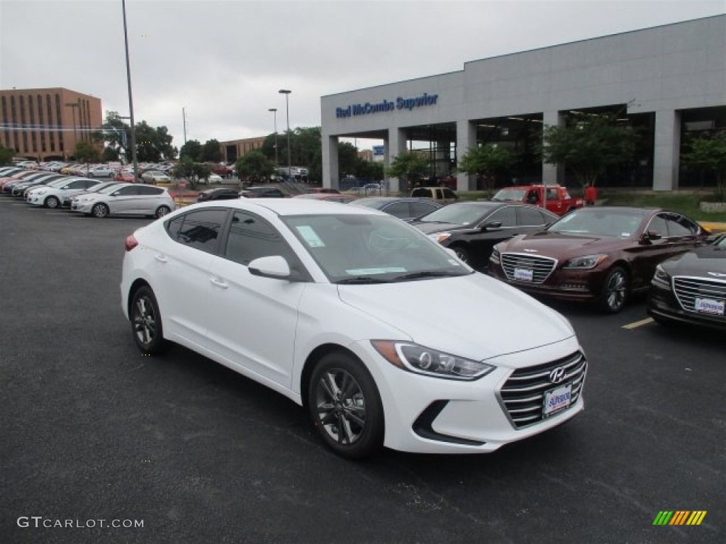 2017 Elantra SE - White / Beige photo #1