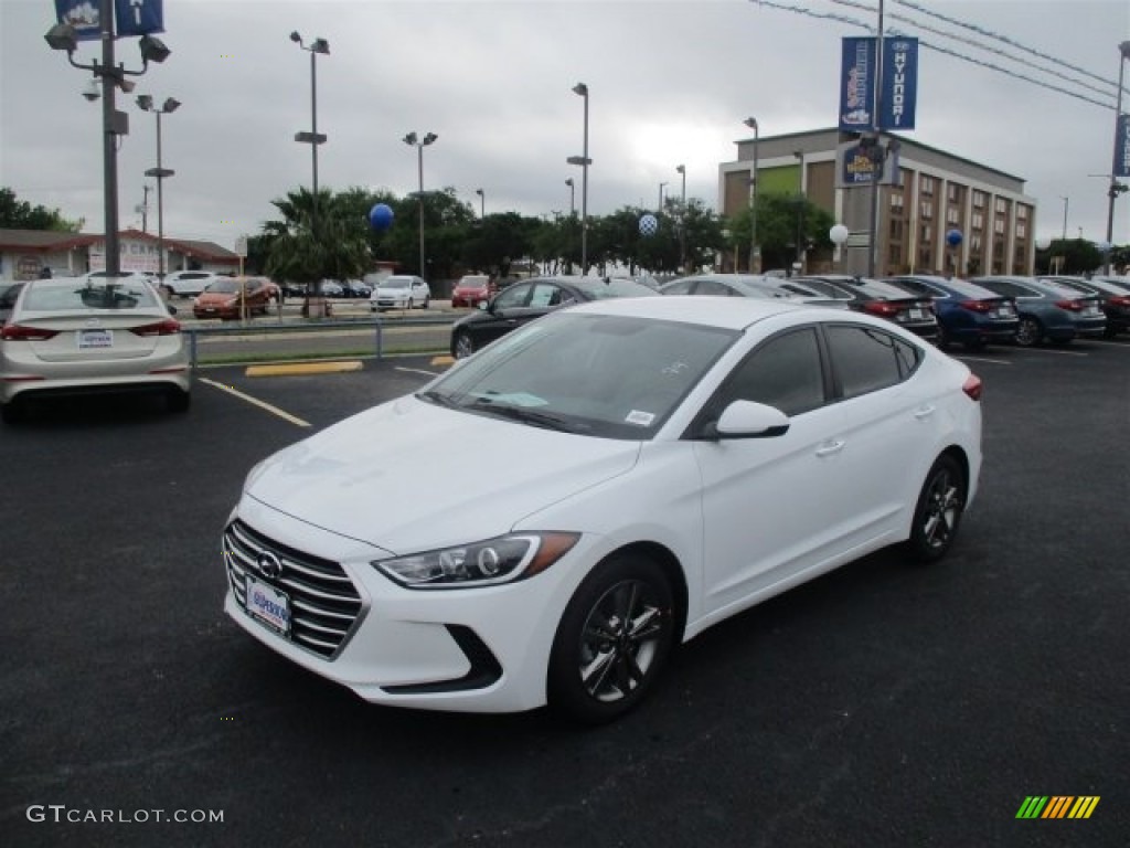 2017 Elantra SE - White / Beige photo #3