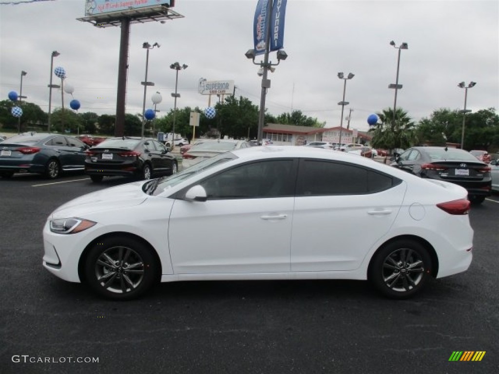 2017 Elantra SE - White / Beige photo #4