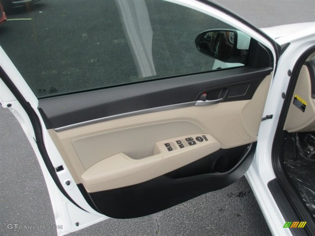 2017 Elantra SE - White / Beige photo #17