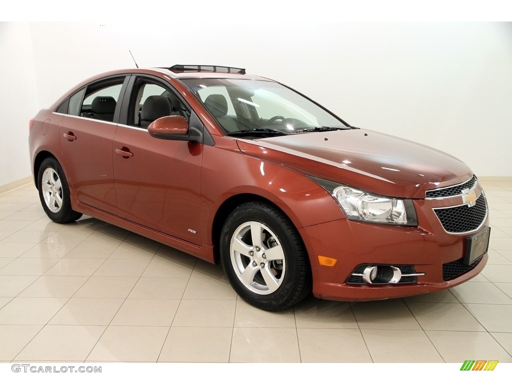 2012 Cruze LT - Autumn Red Metallic / Medium Titanium photo #1