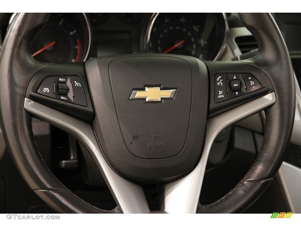 2012 Chevrolet Cruze LT Medium Titanium Steering Wheel Photo #112427330