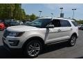 2016 White Platinum Metallic Tri-Coat Ford Explorer Limited 4WD  photo #3