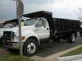 2007 Oxford White Ford F750 Super Duty XL Chassis Regular Cab Dump Truck  photo #2