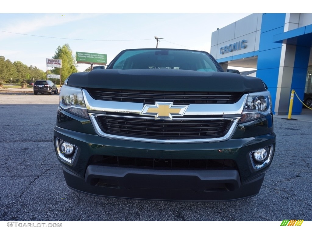 2016 Colorado LT Crew Cab - Rainforest Green Metallic / Jet Black photo #2
