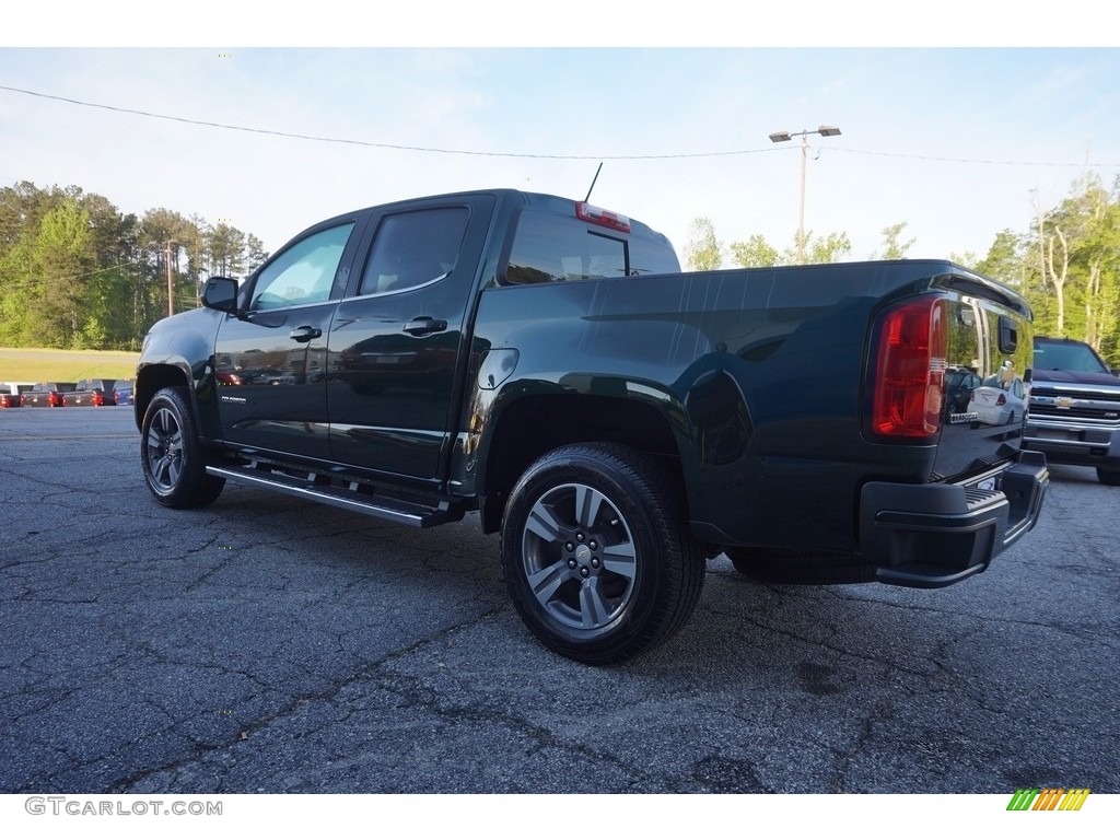 2016 Colorado LT Crew Cab - Rainforest Green Metallic / Jet Black photo #5