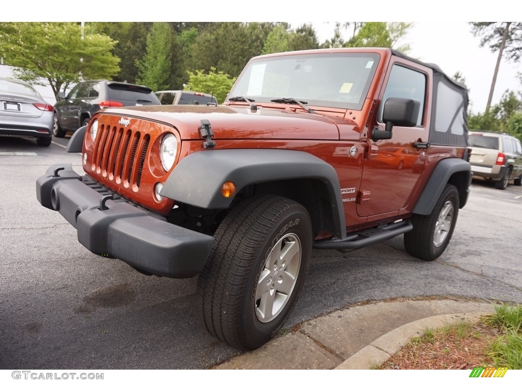 2014 Wrangler Willys Wheeler 4x4 - Copperhead / Black photo #1