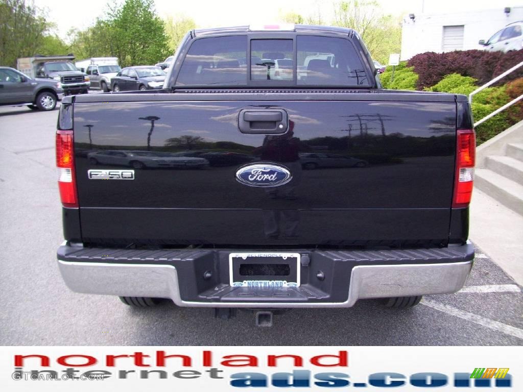 2006 F150 XLT SuperCab 4x4 - Black / Medium Flint photo #3