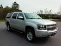 2012 Silver Ice Metallic Chevrolet Suburban LT 4x4  photo #4