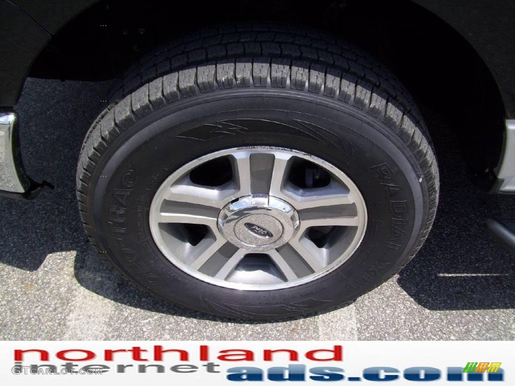 2006 F150 XLT SuperCab 4x4 - Black / Medium Flint photo #8