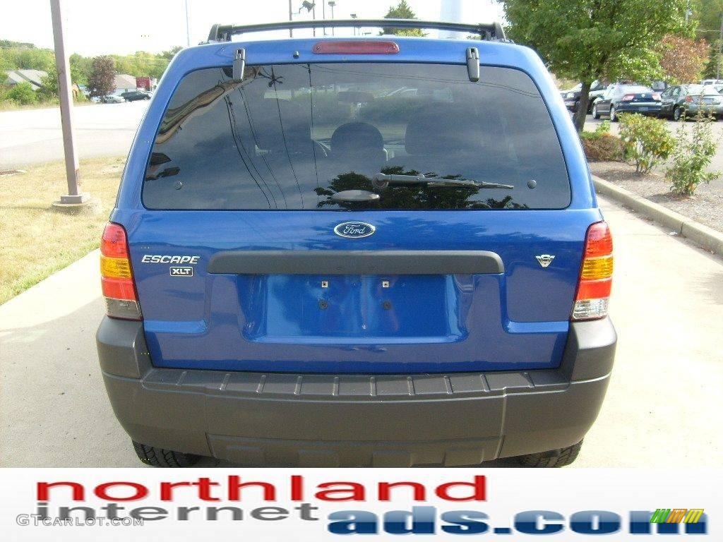 2006 Escape XLT V6 4WD - Sonic Blue Metallic / Medium/Dark Flint photo #3