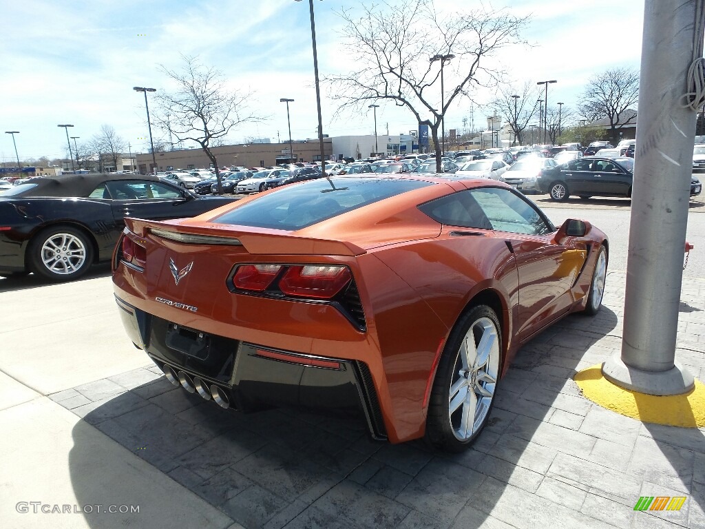 2016 Corvette Stingray Coupe - Daytona Sunrise Orange Metallic / Jet Black photo #4