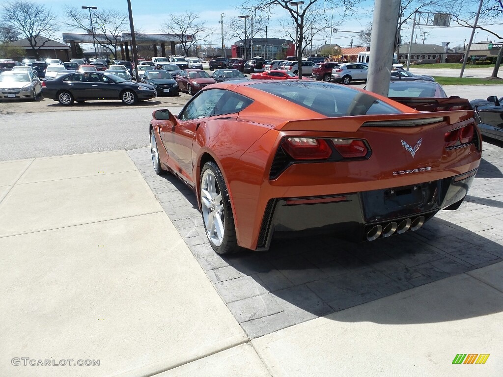 2016 Corvette Stingray Coupe - Daytona Sunrise Orange Metallic / Jet Black photo #5