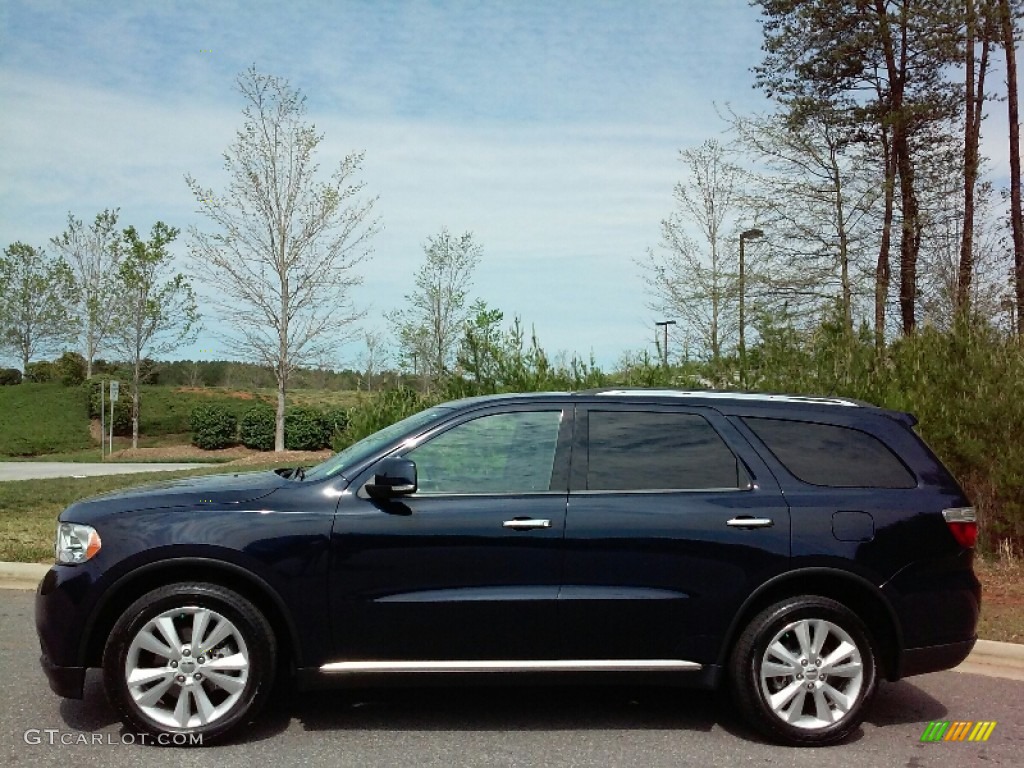 2013 Durango Crew AWD - True Blue Pearl / Black photo #1