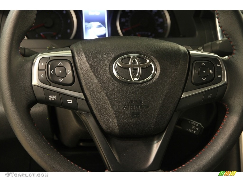 2015 Camry SE - Predawn Gray Mica / Black photo #6
