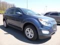 2016 Patriot Blue Metallic Chevrolet Equinox LT AWD  photo #3