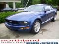 2007 Vista Blue Metallic Ford Mustang V6 Deluxe Coupe  photo #7