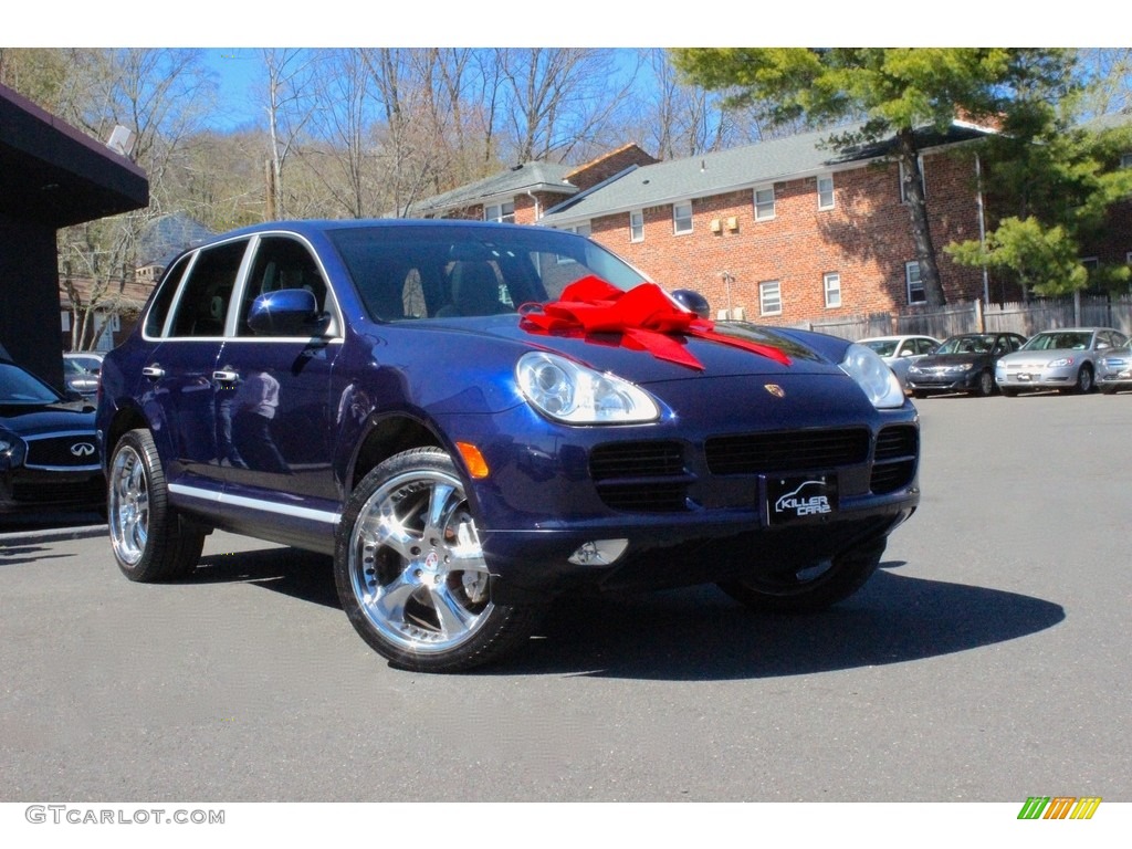 2006 Cayenne S - Lapis Blue Metallic / Stone/Steel Grey photo #1