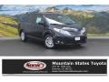 Midnight Black Metallic 2016 Toyota Sienna XLE