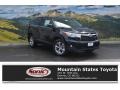 2016 Midnight Black Metallic Toyota Highlander LE V6 AWD  photo #1