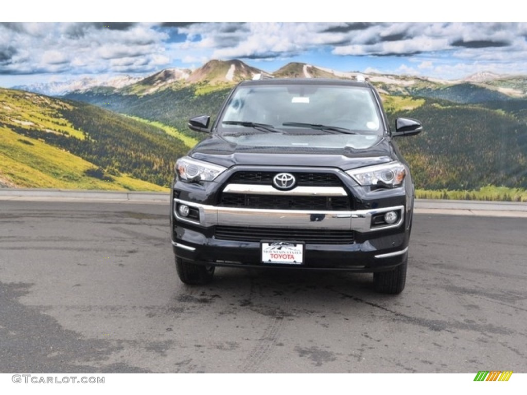 2016 4Runner Limited 4x4 - Midnight Black Metallic / Black photo #2