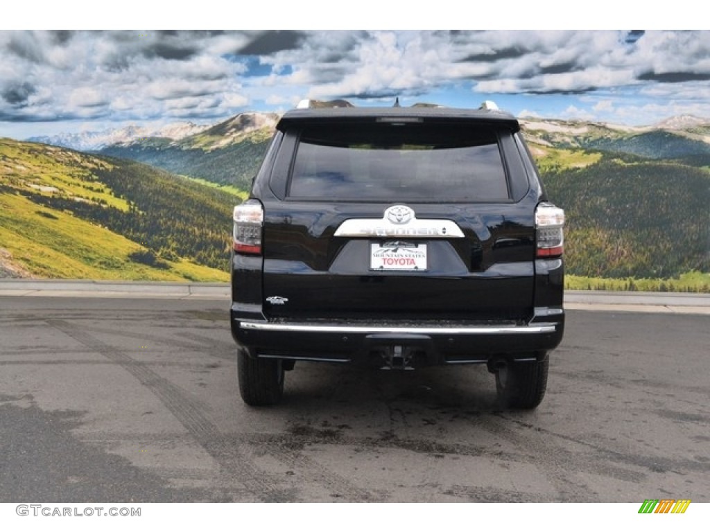 2016 4Runner Limited 4x4 - Midnight Black Metallic / Black photo #4