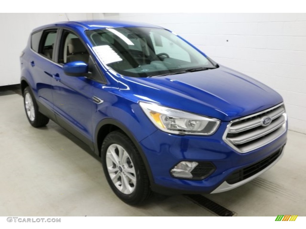 2017 Escape SE 4WD - Lightning Blue / Medium Light Stone photo #3