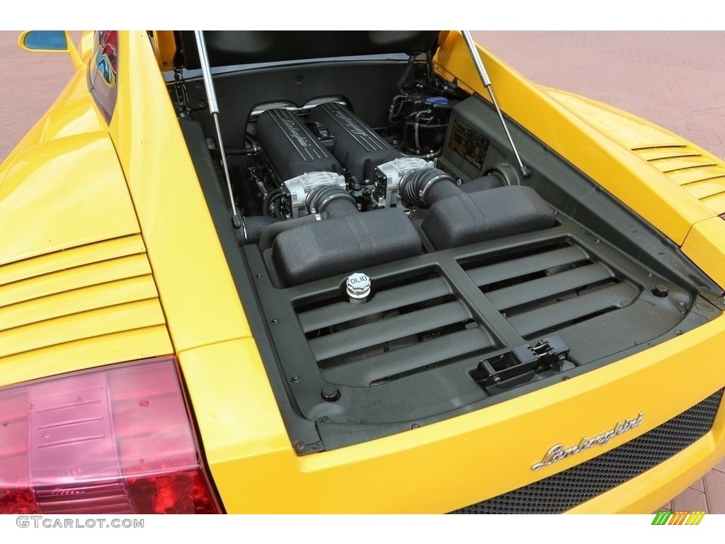 2007 Lamborghini Gallardo Coupe 5.0 Liter DOHC 40-Valve VVT V10 Engine Photo #112448181