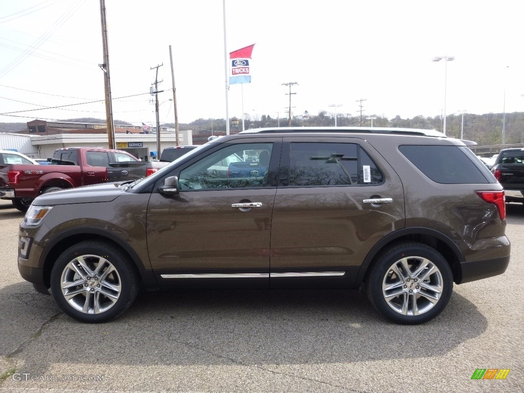 2016 Explorer Limited 4WD - Caribou Metallic / Ebony Black photo #5