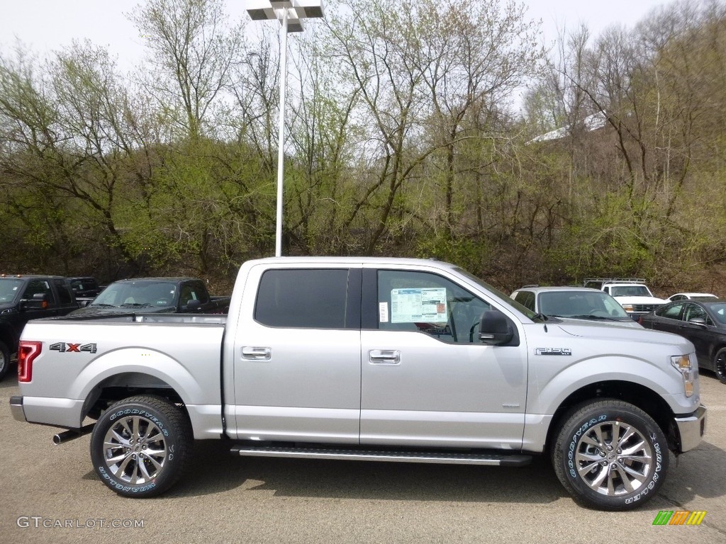 2016 F150 XLT SuperCrew 4x4 - Ingot Silver / Medium Earth Gray photo #1