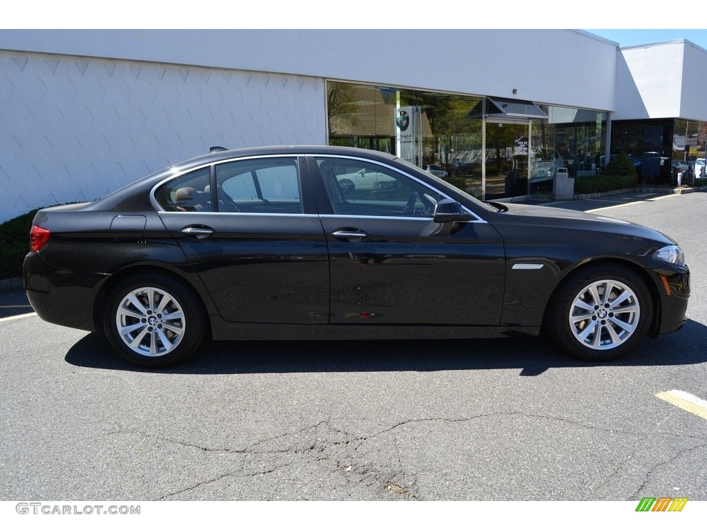 2016 5 Series 528i xDrive Sedan - Black Sapphire Metallic / Cinnamon Brown photo #2