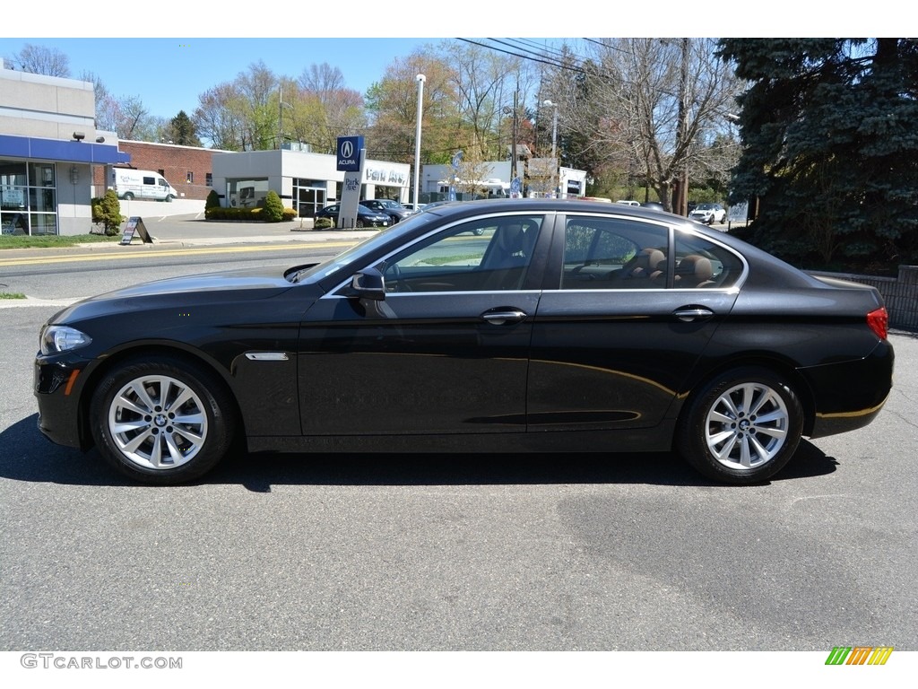 2016 5 Series 528i xDrive Sedan - Black Sapphire Metallic / Cinnamon Brown photo #3