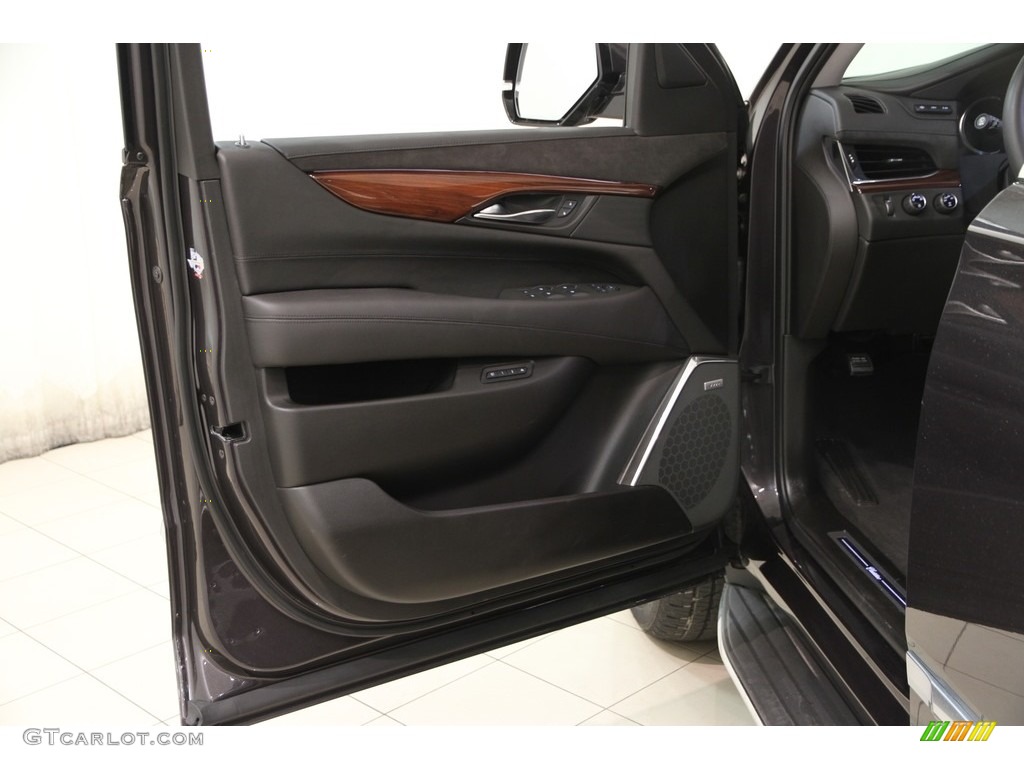 2016 Cadillac Escalade Luxury 4WD Jet Black Door Panel Photo #112449993