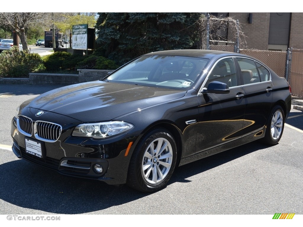 2016 5 Series 528i xDrive Sedan - Black Sapphire Metallic / Cinnamon Brown photo #4