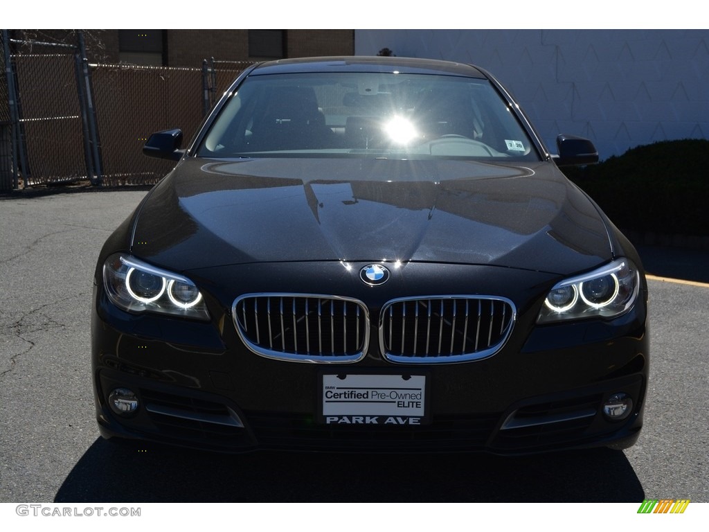 2016 5 Series 528i xDrive Sedan - Black Sapphire Metallic / Cinnamon Brown photo #5