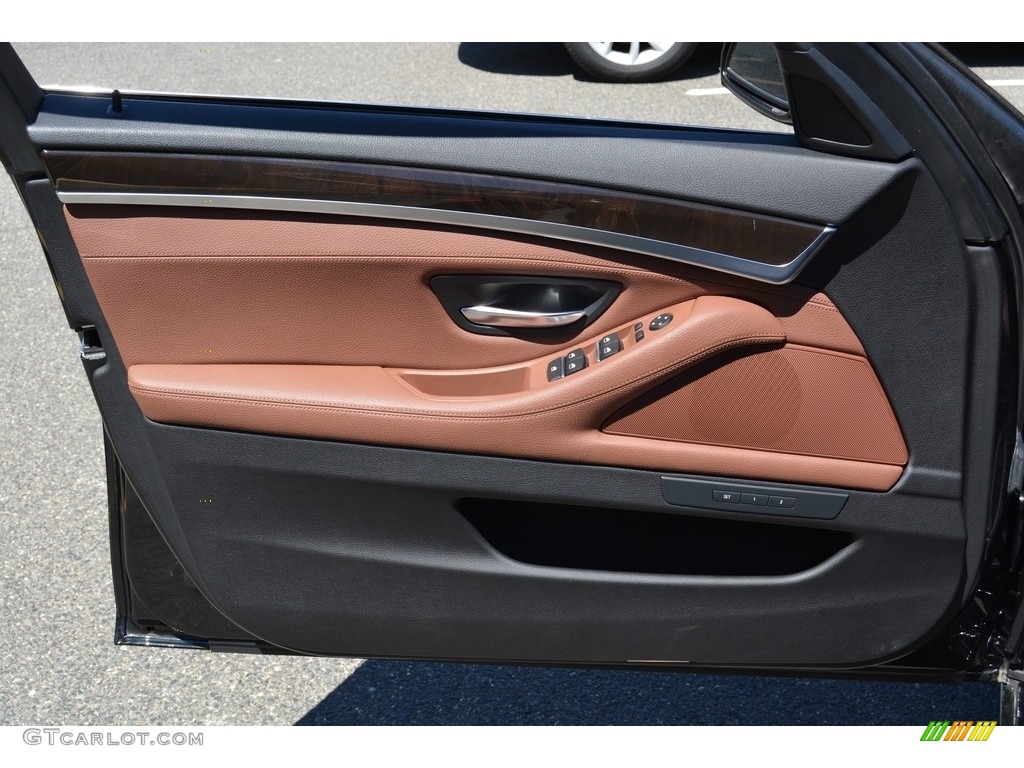 2016 5 Series 528i xDrive Sedan - Black Sapphire Metallic / Cinnamon Brown photo #6