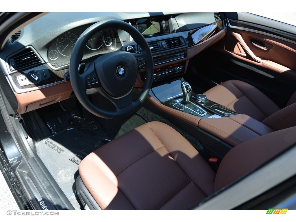 2016 5 Series 528i xDrive Sedan - Black Sapphire Metallic / Cinnamon Brown photo #8