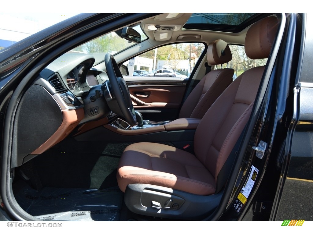 2016 5 Series 528i xDrive Sedan - Black Sapphire Metallic / Cinnamon Brown photo #9