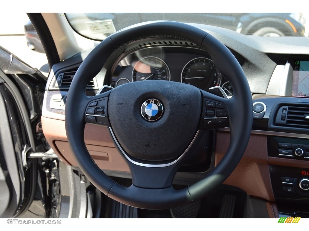 2016 5 Series 528i xDrive Sedan - Black Sapphire Metallic / Cinnamon Brown photo #15