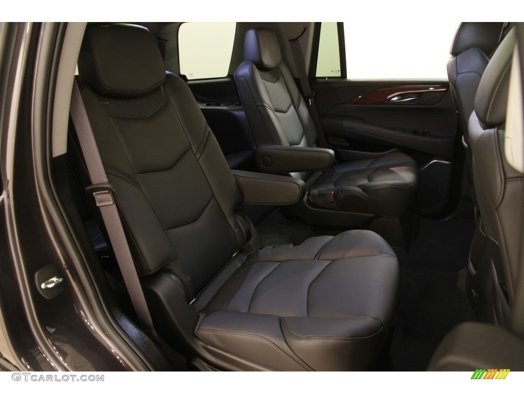 Jet Black Interior 2016 Cadillac Escalade Luxury 4WD Photo #112450275