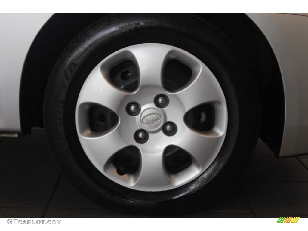 2008 Spectra EX Sedan - Silver / Gray photo #2
