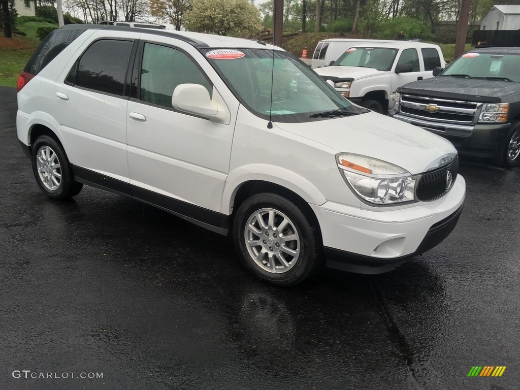 Frost White Buick Rendezvous