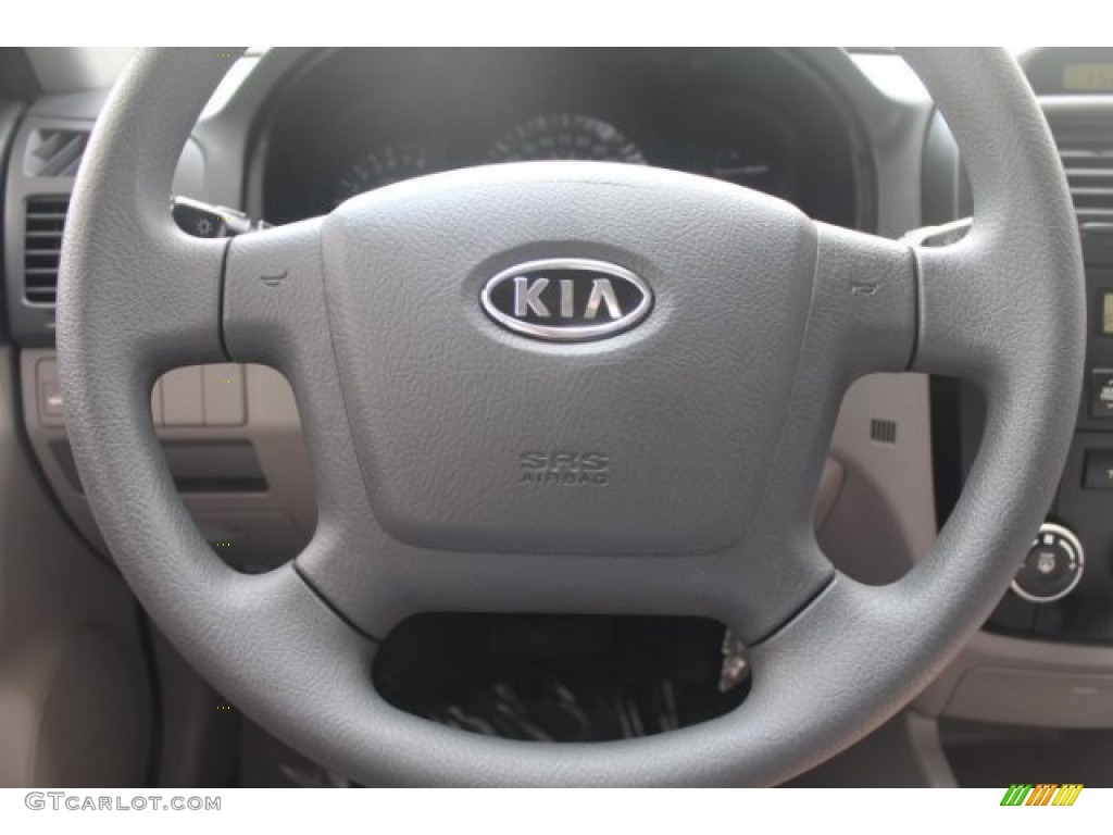 2008 Spectra EX Sedan - Silver / Gray photo #11