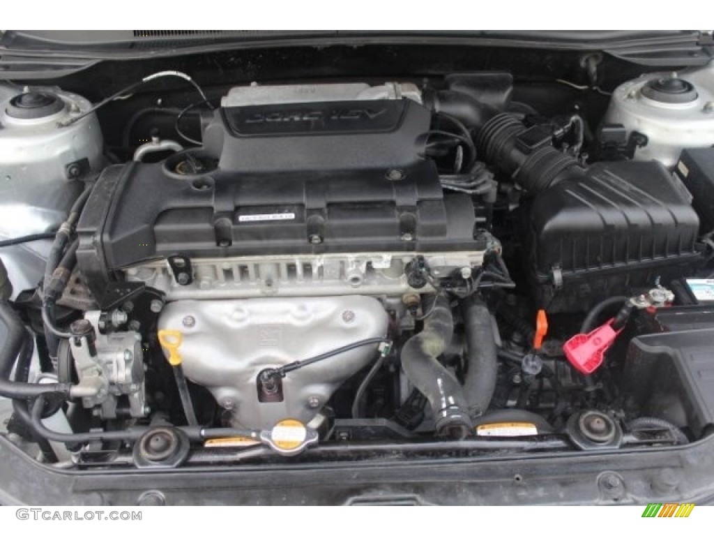 2008 Spectra EX Sedan - Silver / Gray photo #28