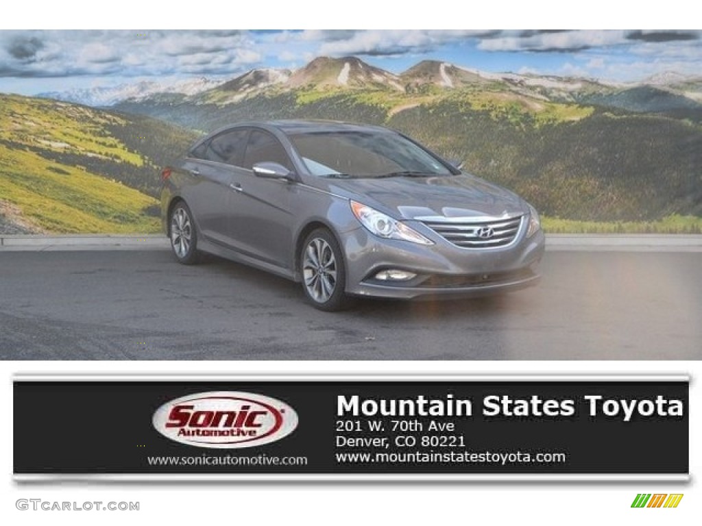 2014 Sonata Limited 2.0T - Harbor Gray Metallic / Gray photo #1