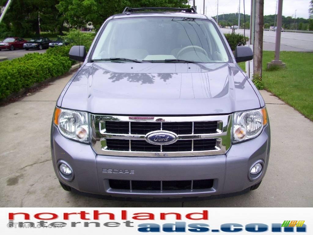 2008 Escape XLT V6 4WD - Tungsten Grey Metallic / Stone photo #6