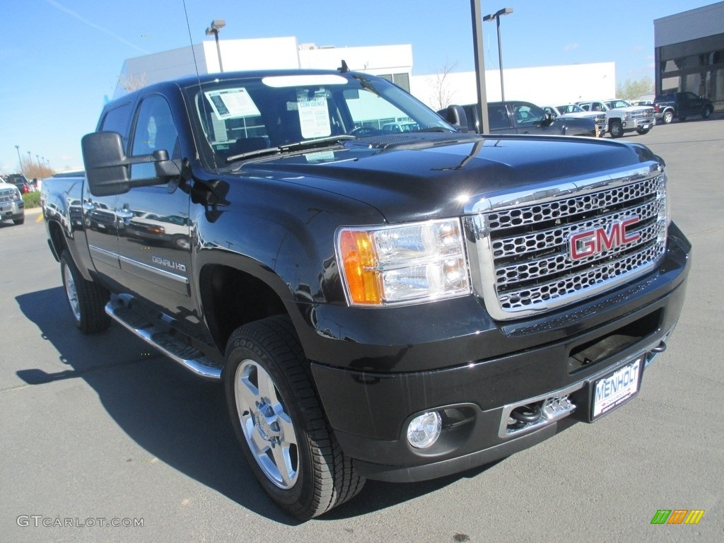 2014 Sierra 2500HD Denali Crew Cab 4x4 - Onyx Black / Ebony photo #1