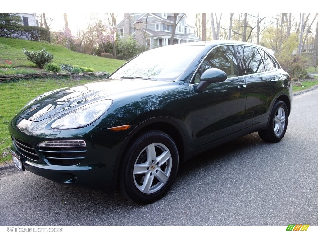 2012 Cayenne  - Jet Green Metallic / Luxor Beige photo #10